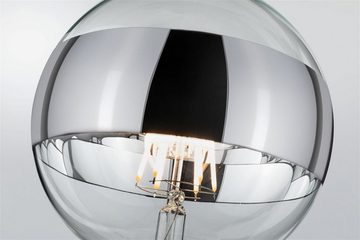 Paulmann LED-Leuchtmittel G125 Ringspiegel 640lm 2700K 6,5W 230V silber, 1 St., Warmweiß