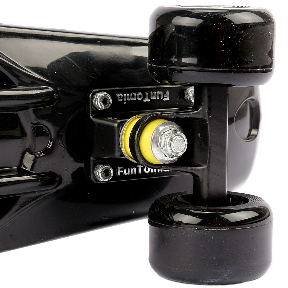 FunTomia Miniskateboard Miniboard Cruiser Skateboard mit 70/65mm Big Wheel Rollen