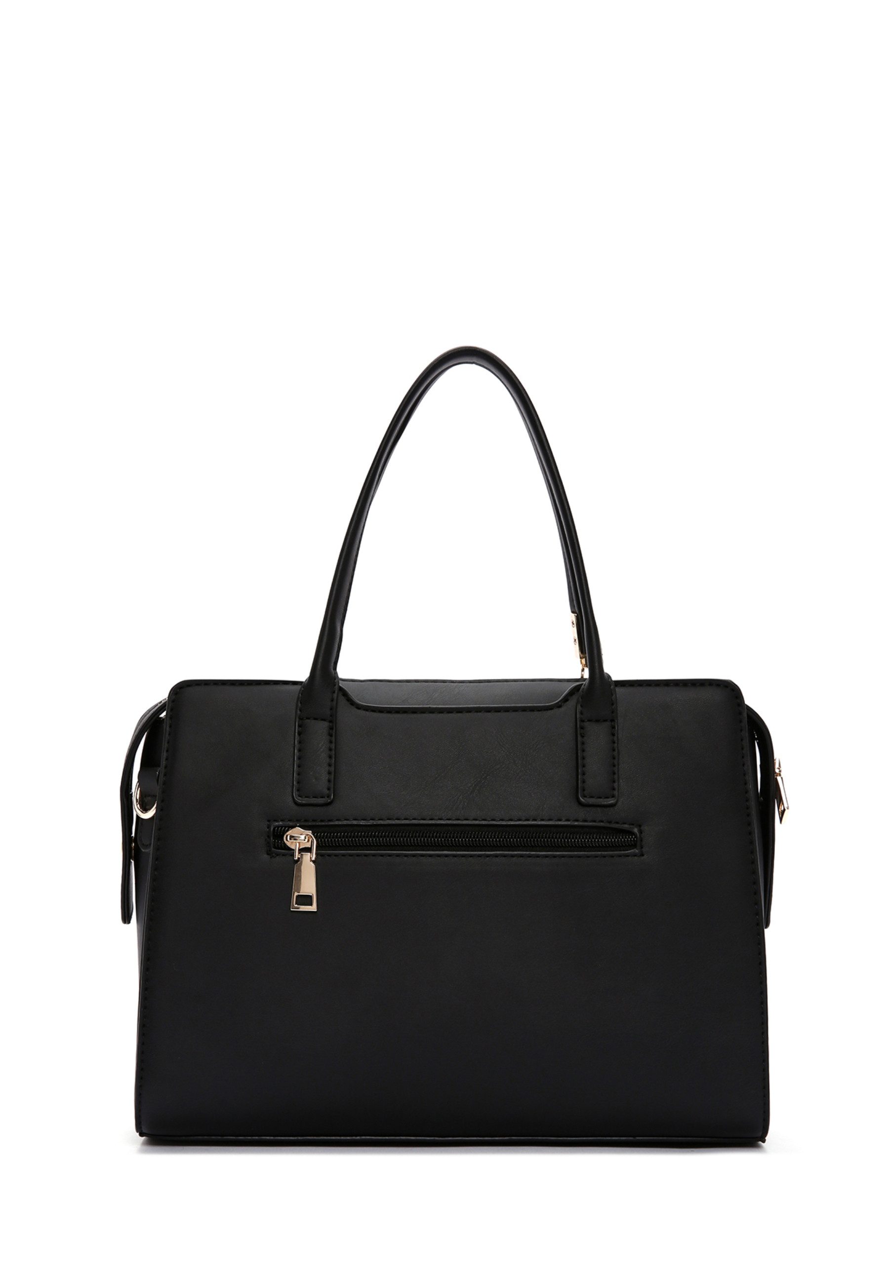 Derimod Umhängetasche Handtasche aus Kunstleder, Kunstleder, Schulterriemen, Groß