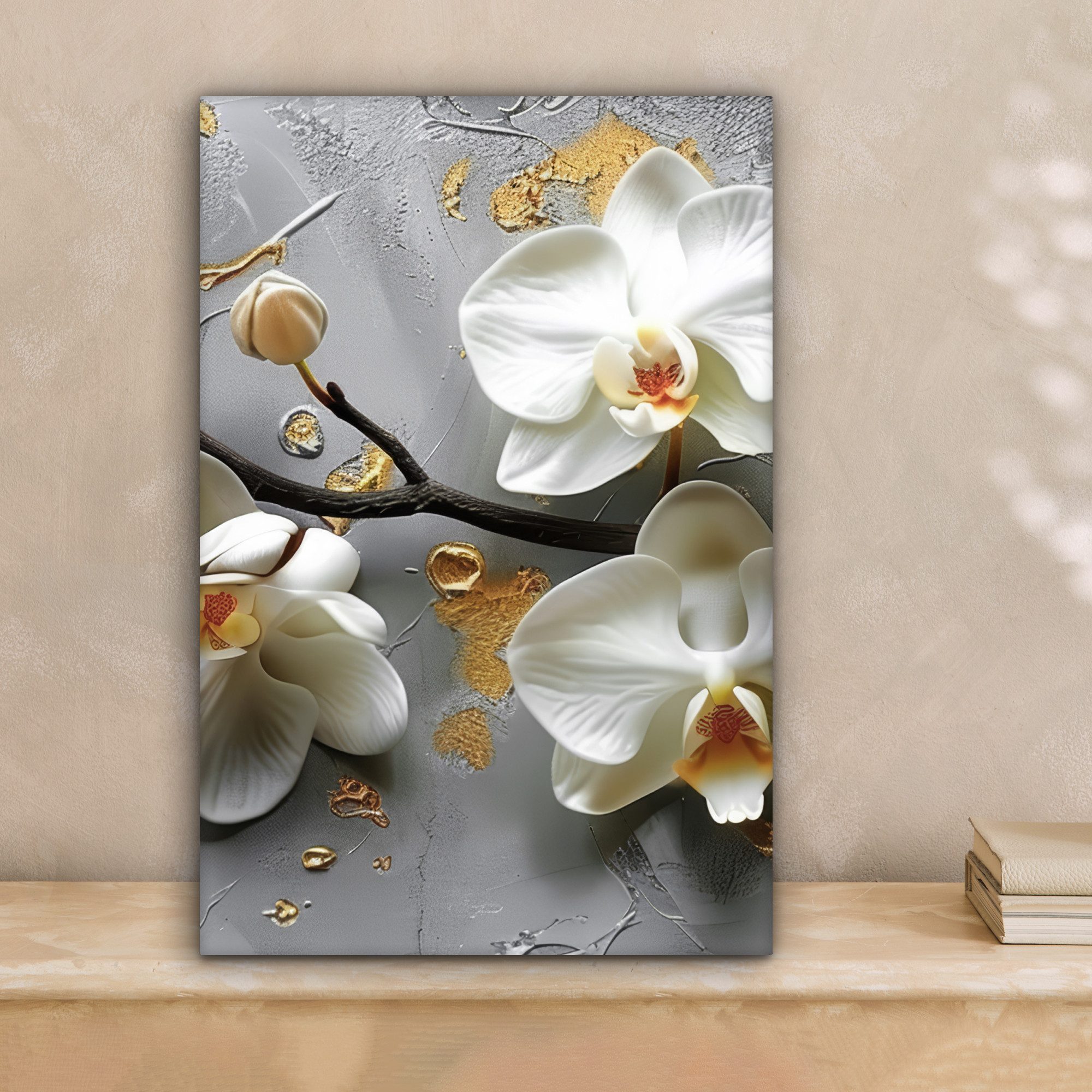 OneMillionCanvasses® Leinwandbild Blumen - Orchidee - Abstrakt - Modern, Fo günstig online kaufen