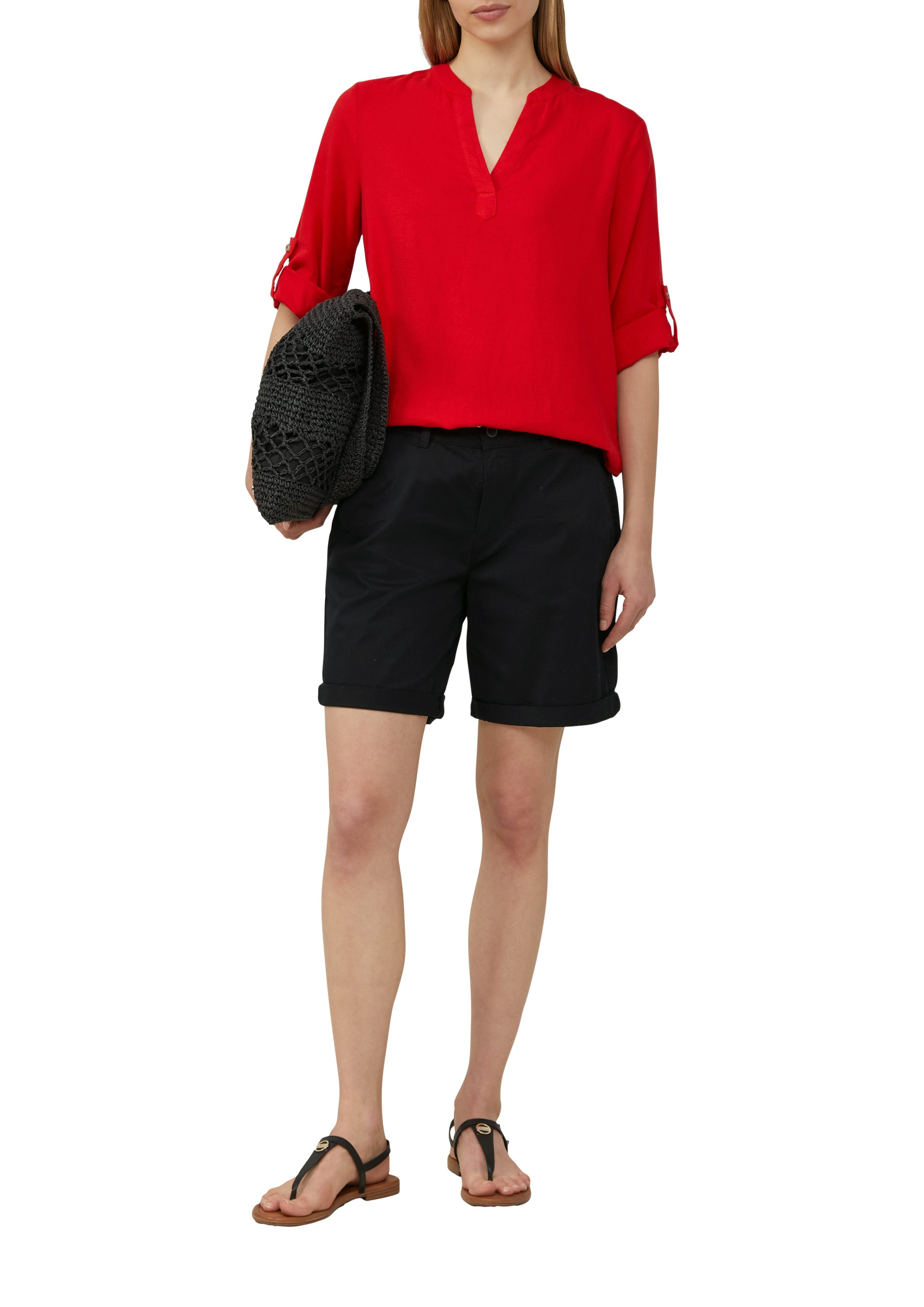 s.Oliver Klassische Bluse mit Turn-up günstig online kaufen