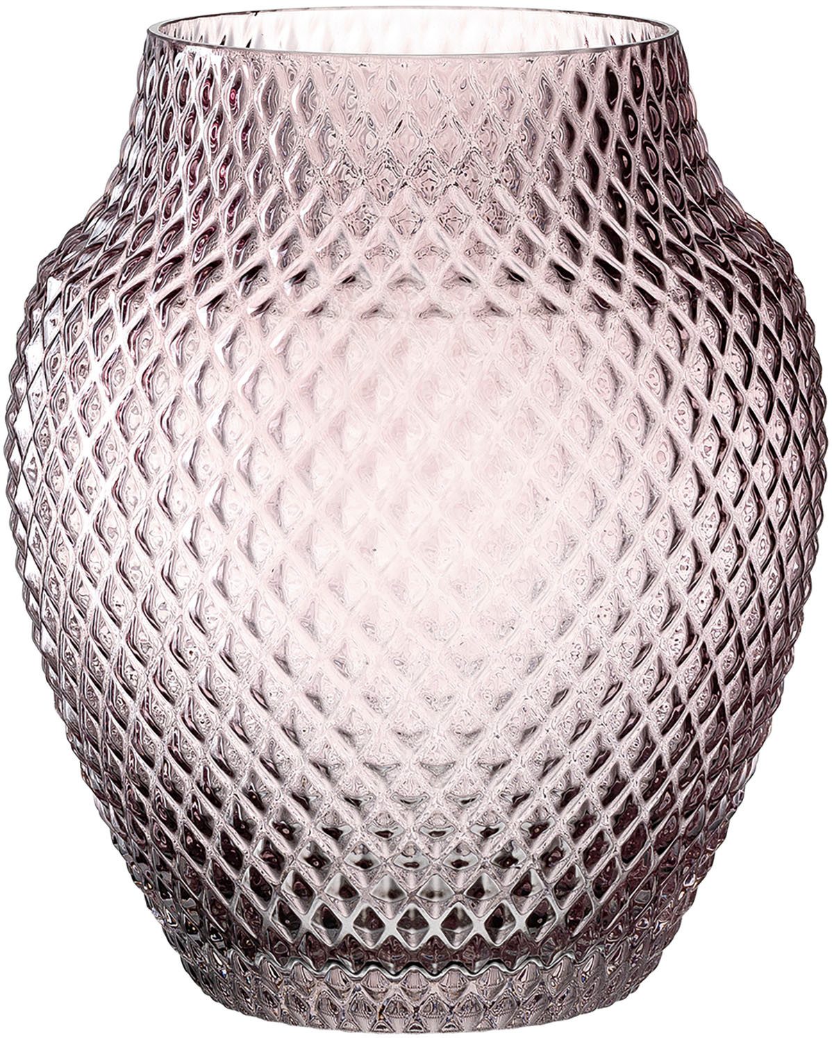 LEONARDO Tischvase Dekovase POESIA, Relief-Optik, in bauchiger Form (1 St), günstig online kaufen