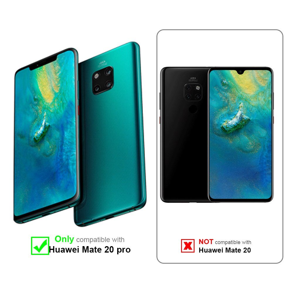 Cadorabo Handyhülle für Huawei MATE 20 PRO Hülle Huawei MATE 20 PRO, Flexible Hülle TPU Silikon Schutzhülle Back Cover Case