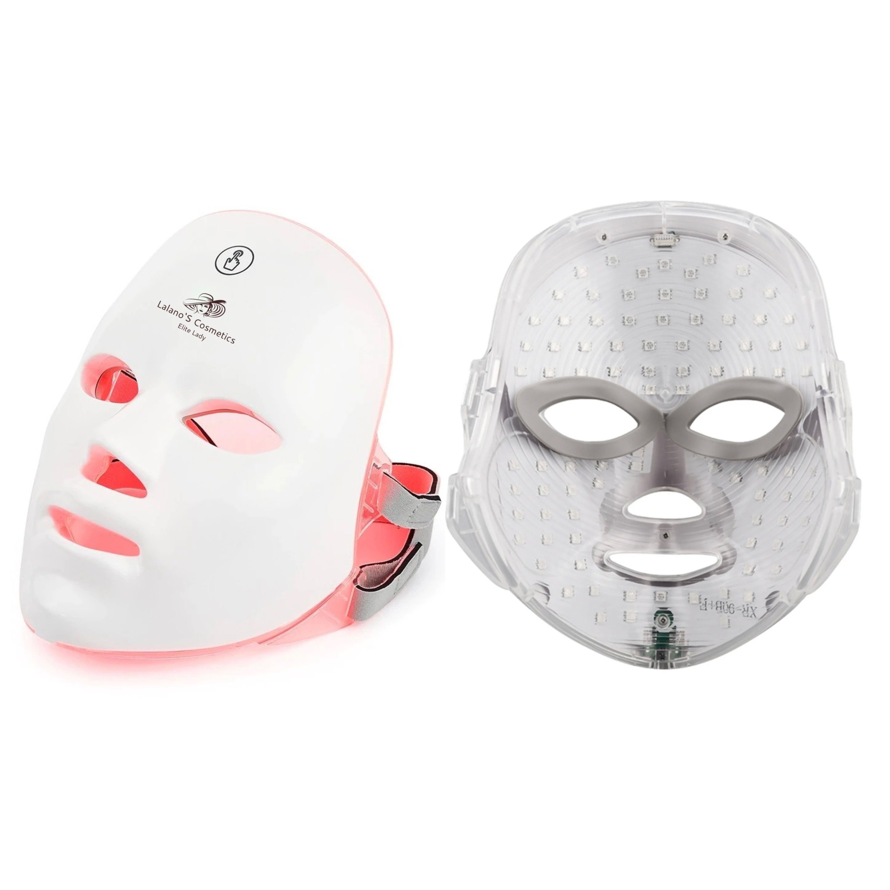 Lalano`S Cosmetics Kosmetikbehandlungsgerät Light facial BeautyMaske, Gerät zur Gesichtsstraffung, LED Gesichtsmaske, Mikrodermabrasionsgerät, EMS, Porenreiniger, LED-Photon Maske, Anti-Aging-Gerät, Anti-Falten, One-Touch Bedienung, Gesichtsreinigung, Mit