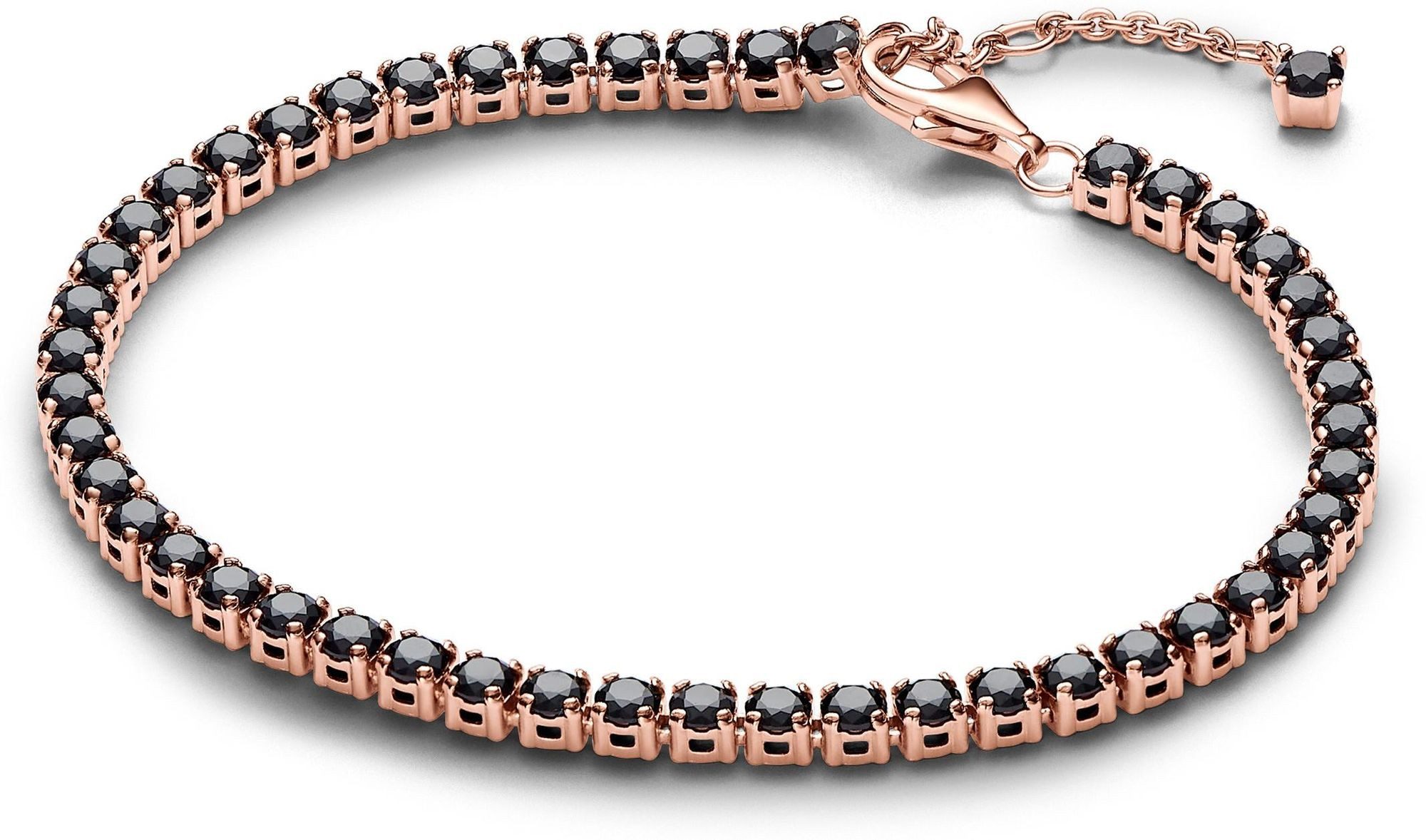 Armband Pandora Schwarzes Funkelndes Tennisarmband 581469C02 Damenarmband