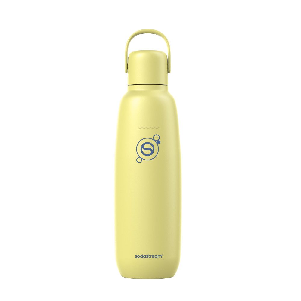SodaStream Thermoflasche Metallflasche Fizz&go COOL DWS, 0,9 l, Trinkflasche, kompatibel mit SodaStream DUO, E-DUO, TERRA, ART & ENSO Wassersprudler