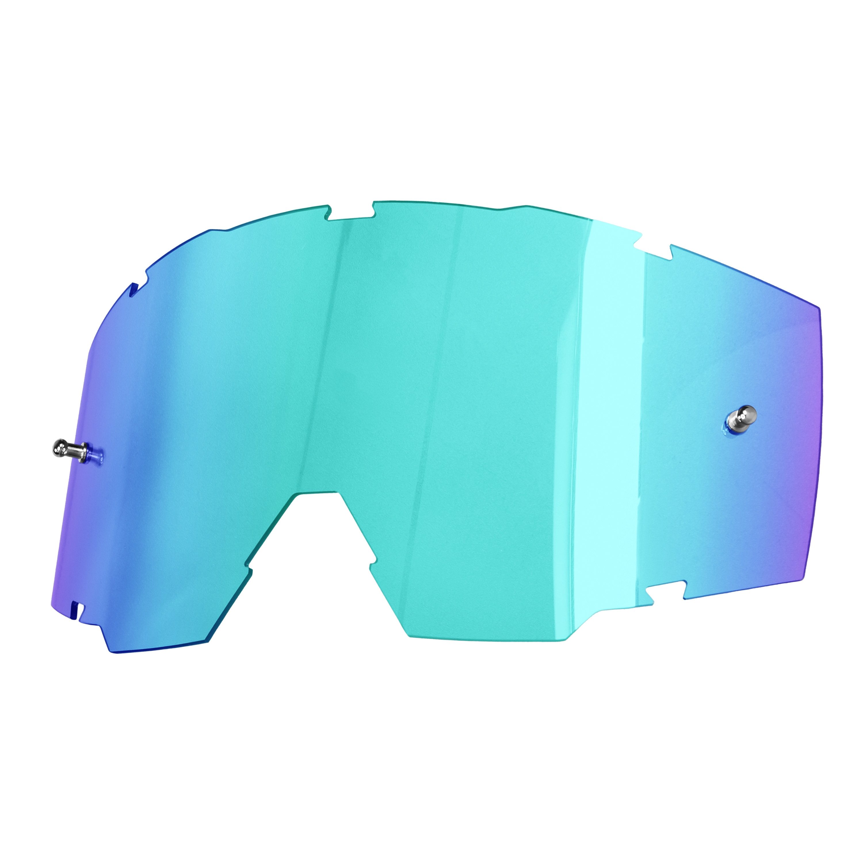SCHNORR Sportbrille Schnorr MX Neo Ersatzglas Blau (S2), Full REVO, Polycarbonat, UV400, (1-St), Full REVO-Beschichtung Blau (S2)