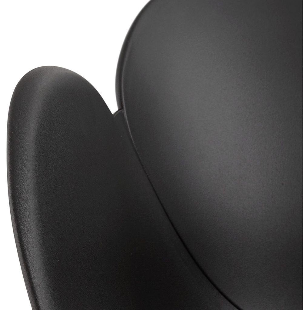 (black) ODIN KADIMA Polym Sessel Plastic 59 x Schwarz Esszimmerstuhl DESIGN