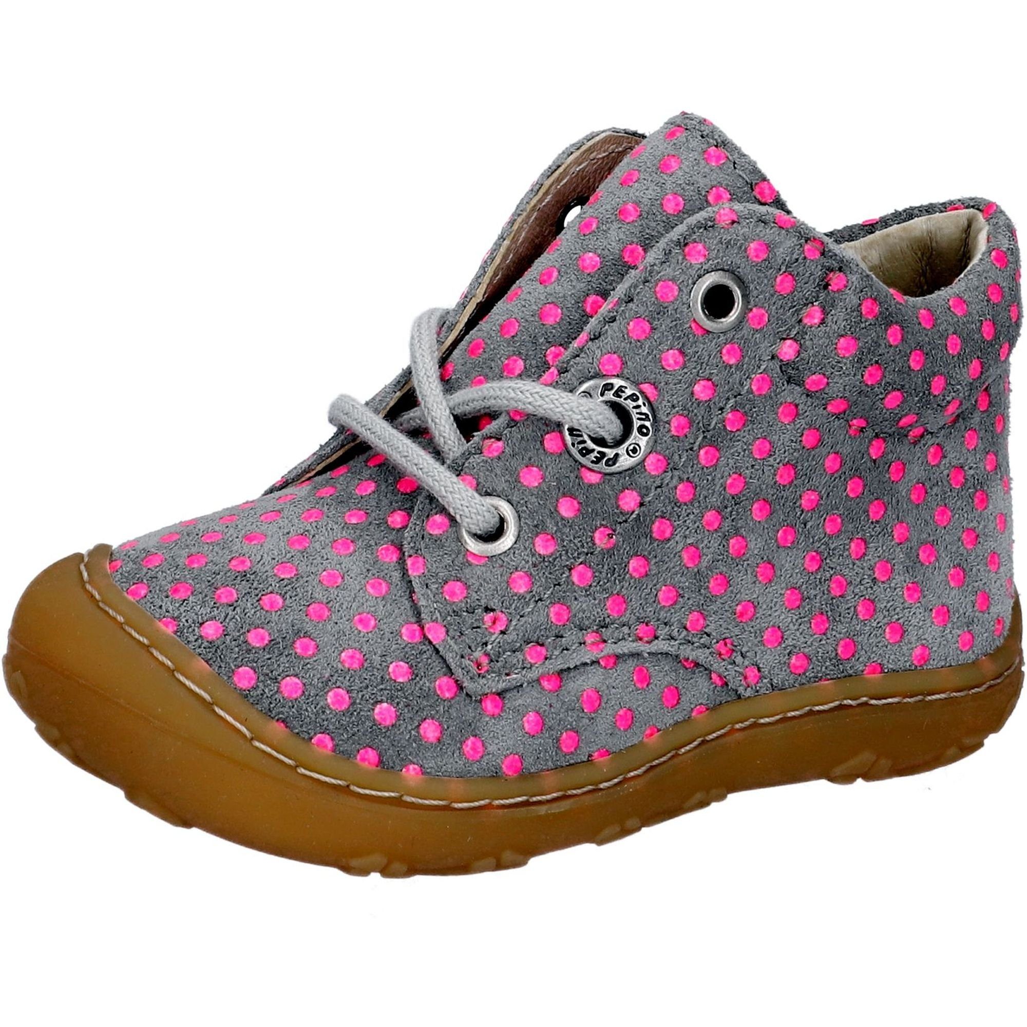 Pepino Ricosta Dots Ricosta Pepino Graphit Schnürschuh