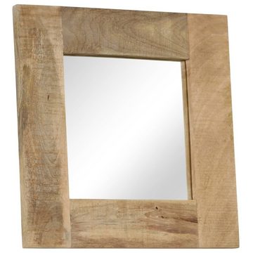 vidaXL Spiegel Spiegel Mangoholz Massiv 50 x 50 cm (1-St)