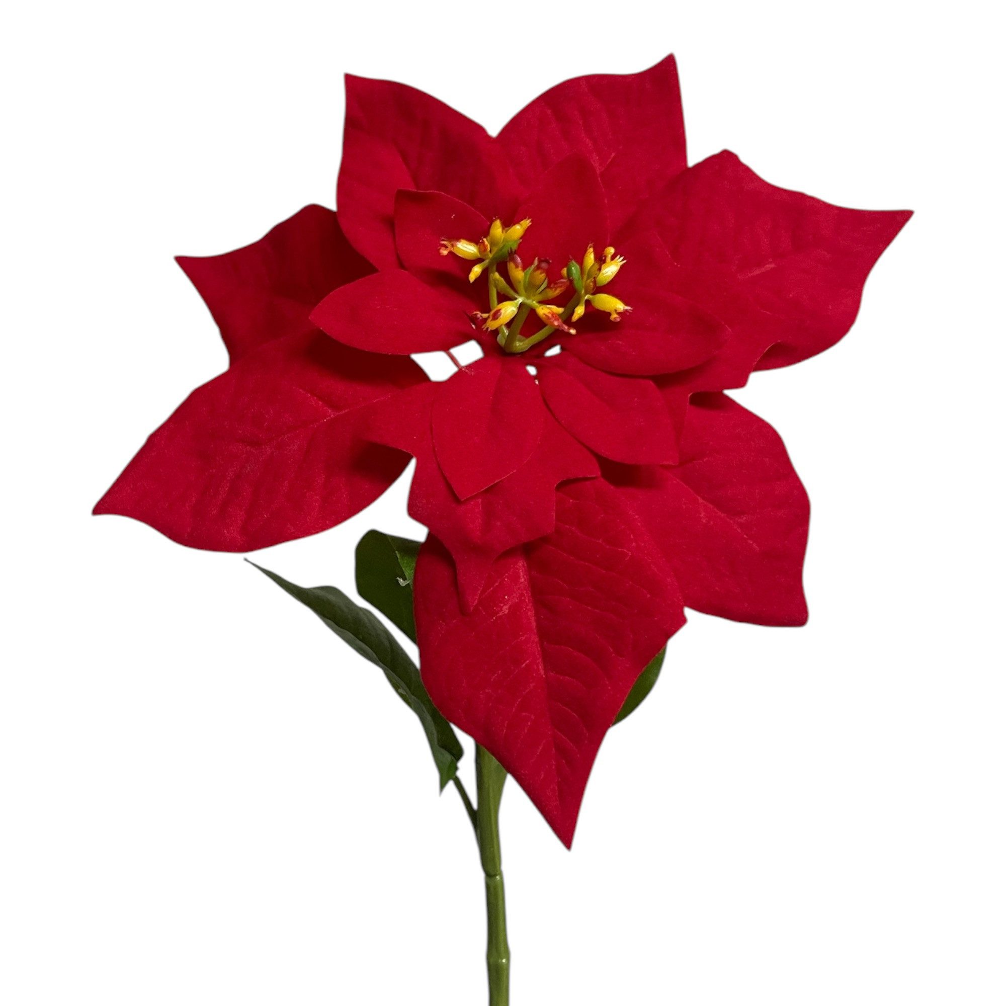 Kunstblume Künstliche POINSETTIA, Weihnachtsstern, 60cm ROT, Gasper günstig online kaufen