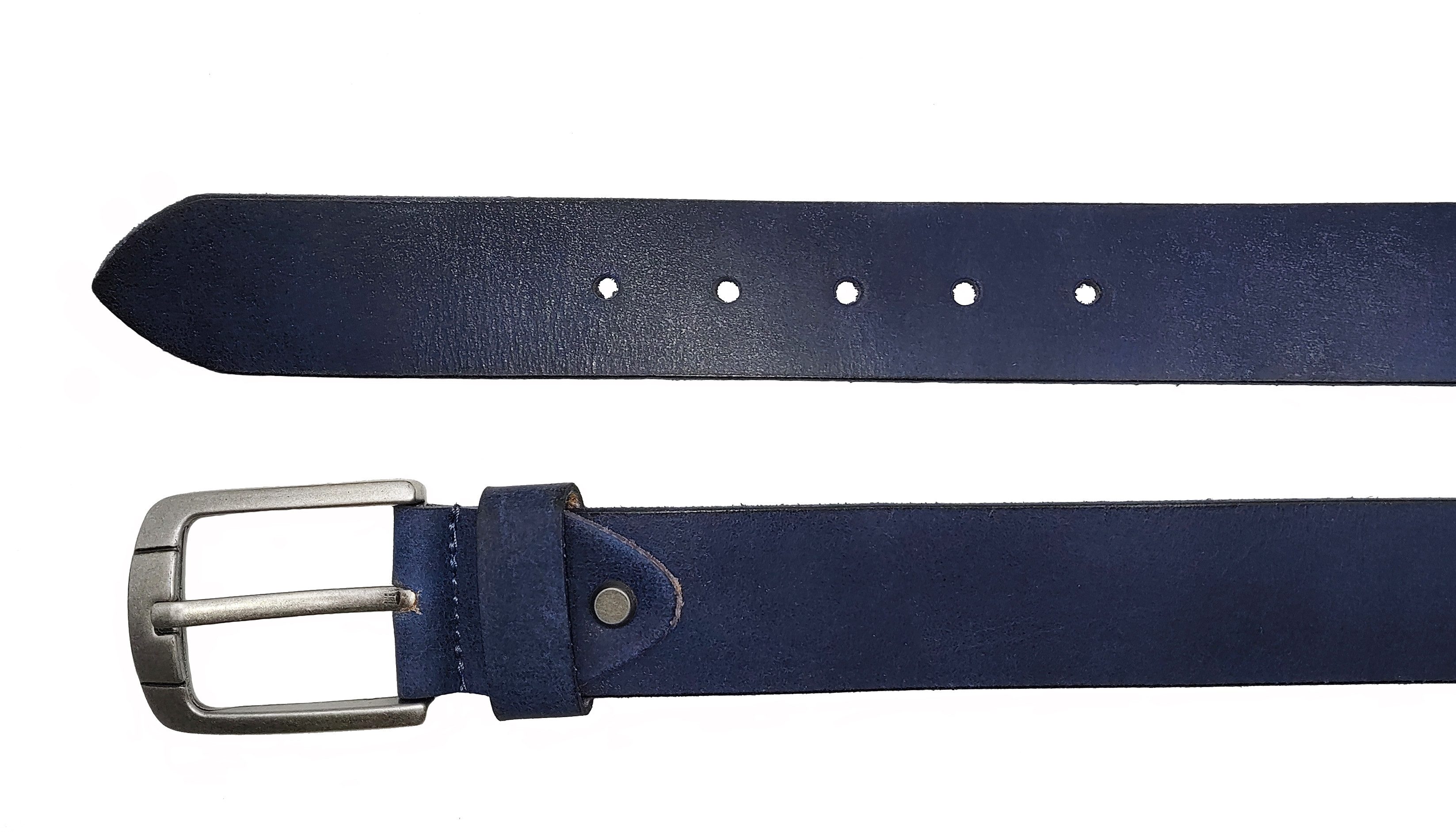 Cbelt Ledergürtel "Classic Bright Blue", Jeansgürtel MADE IN GERMANY