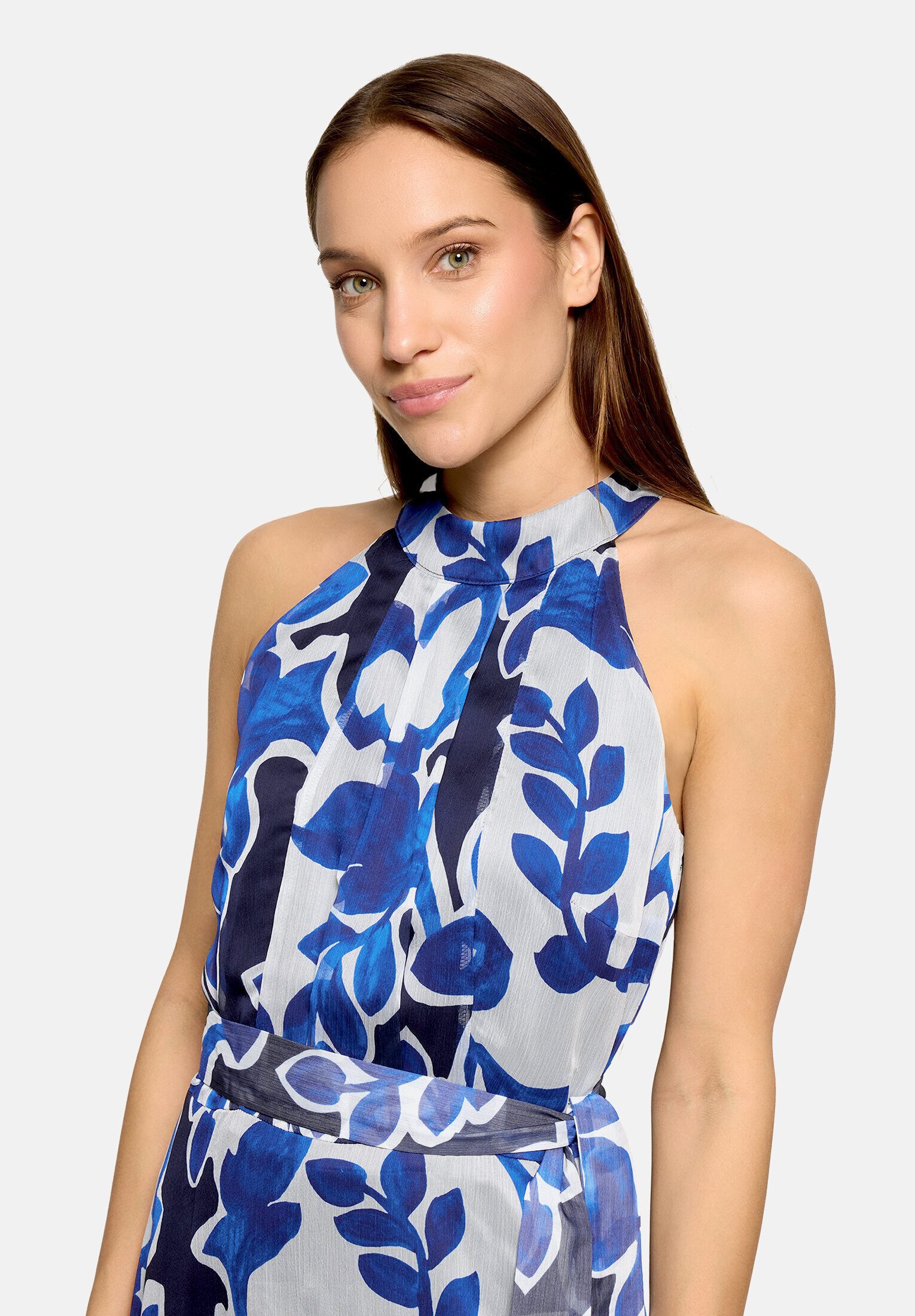 Betty&Co Chiffonkleid Damen ohne Arm