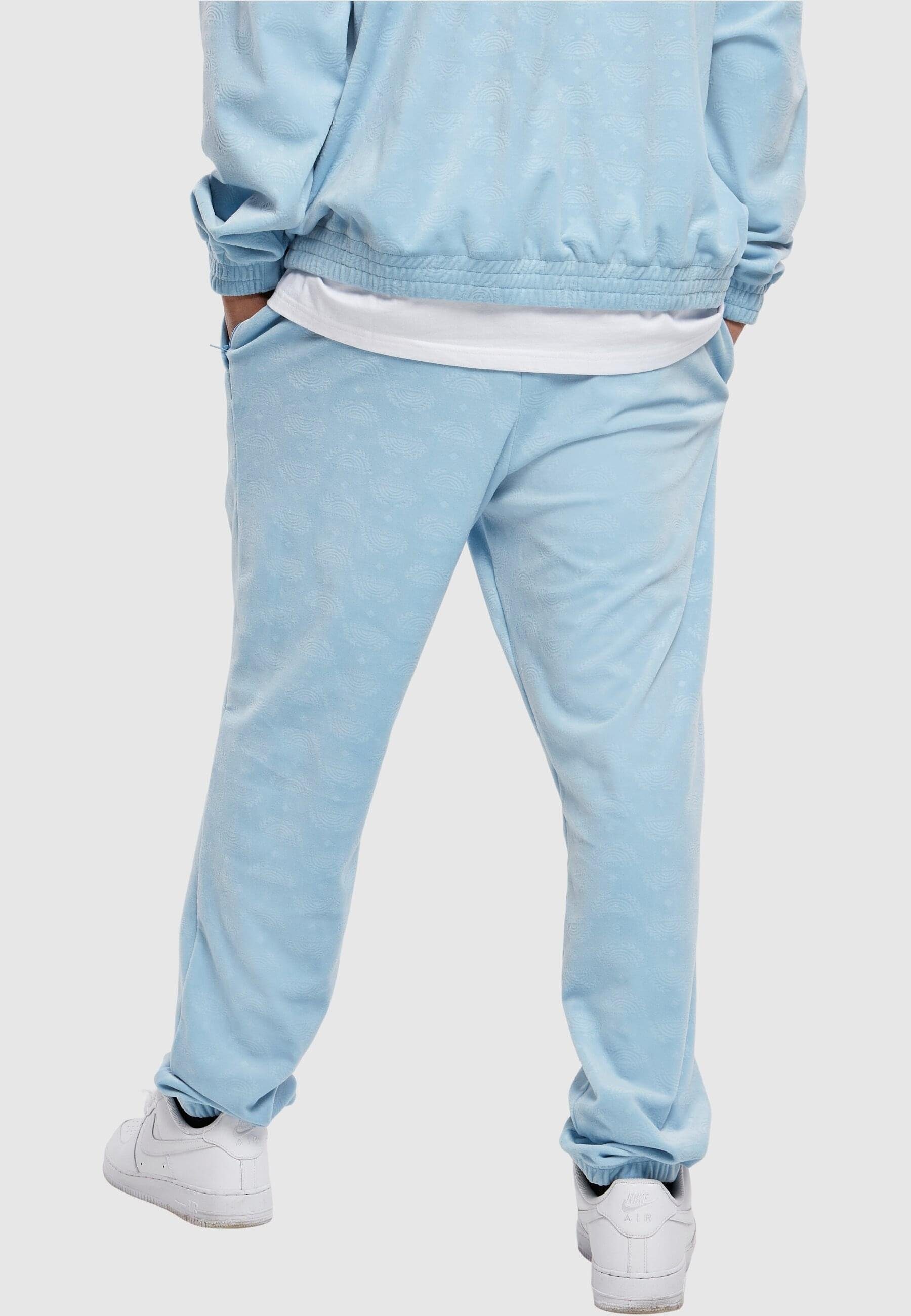 Velour Jogginghose Herren AOP Southpole babyblue (1-tlg) Pants Southpole