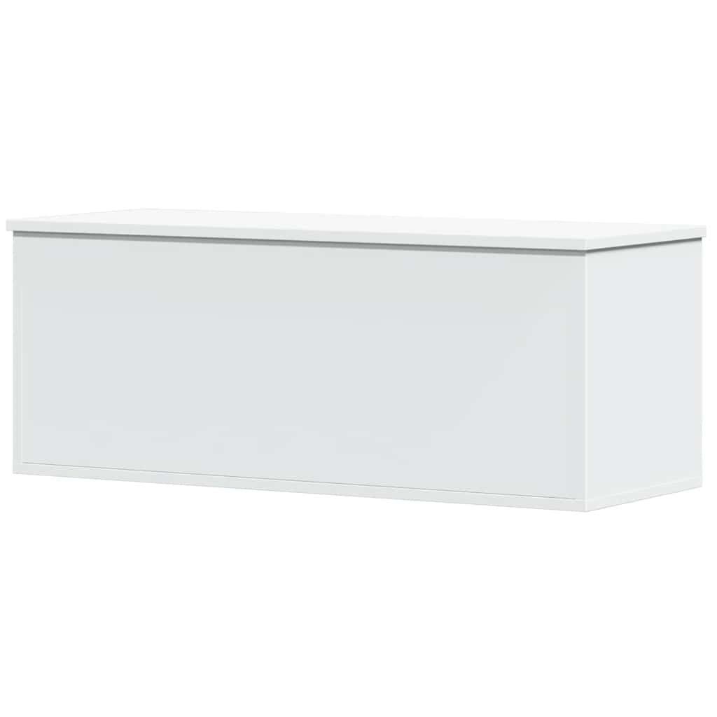 vidaXL Aufbewahrungsbox Truhe Weiß 90x35x35 cm Holzwerkstoff (1 St)