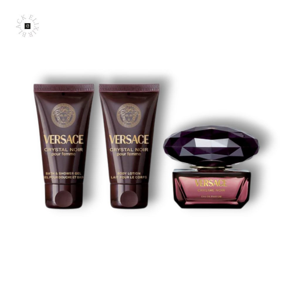 Versace Duft-Set VERSACE Crystal Noir Set Eau de Parfum