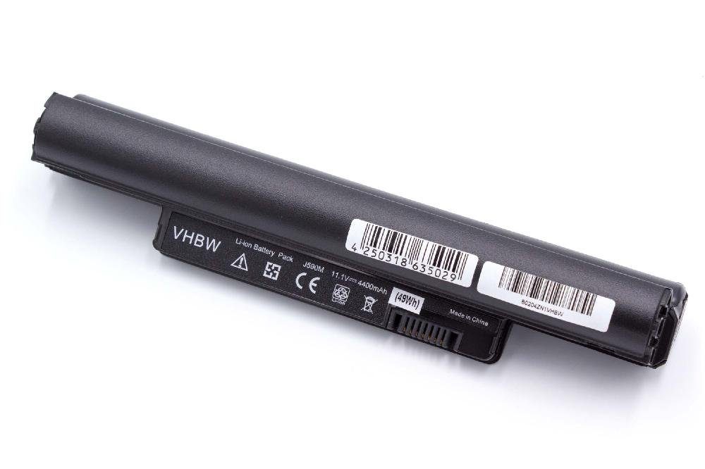 vhbw passend für Dell Inspiron Mini 10, Mini 1011, Mini 10v, PP19S, Mini Laptop-Akku 4400 mAh