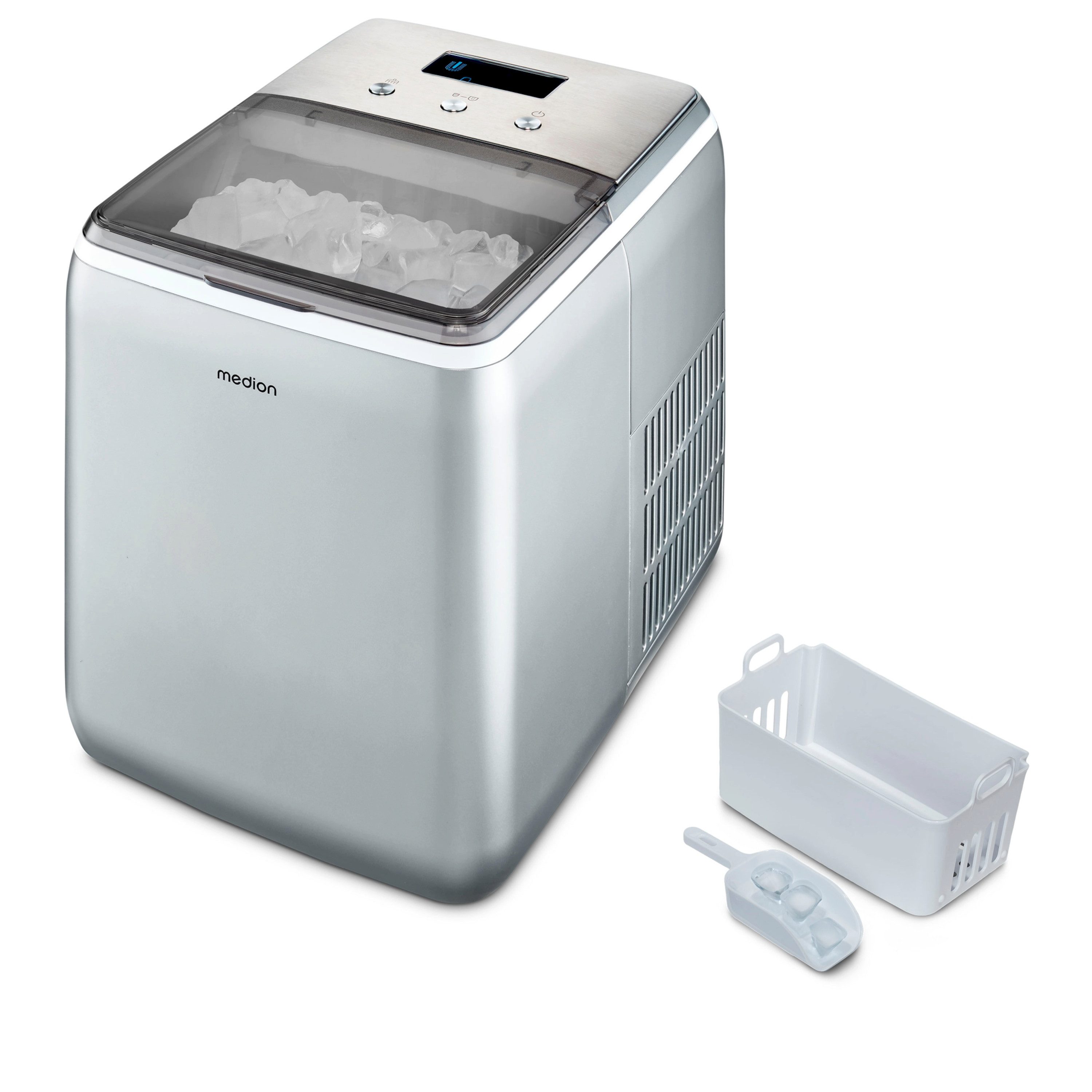 Medion® Eiswürfelmaschine MEDION Klareis Eiswürfelbereiter MD 11950