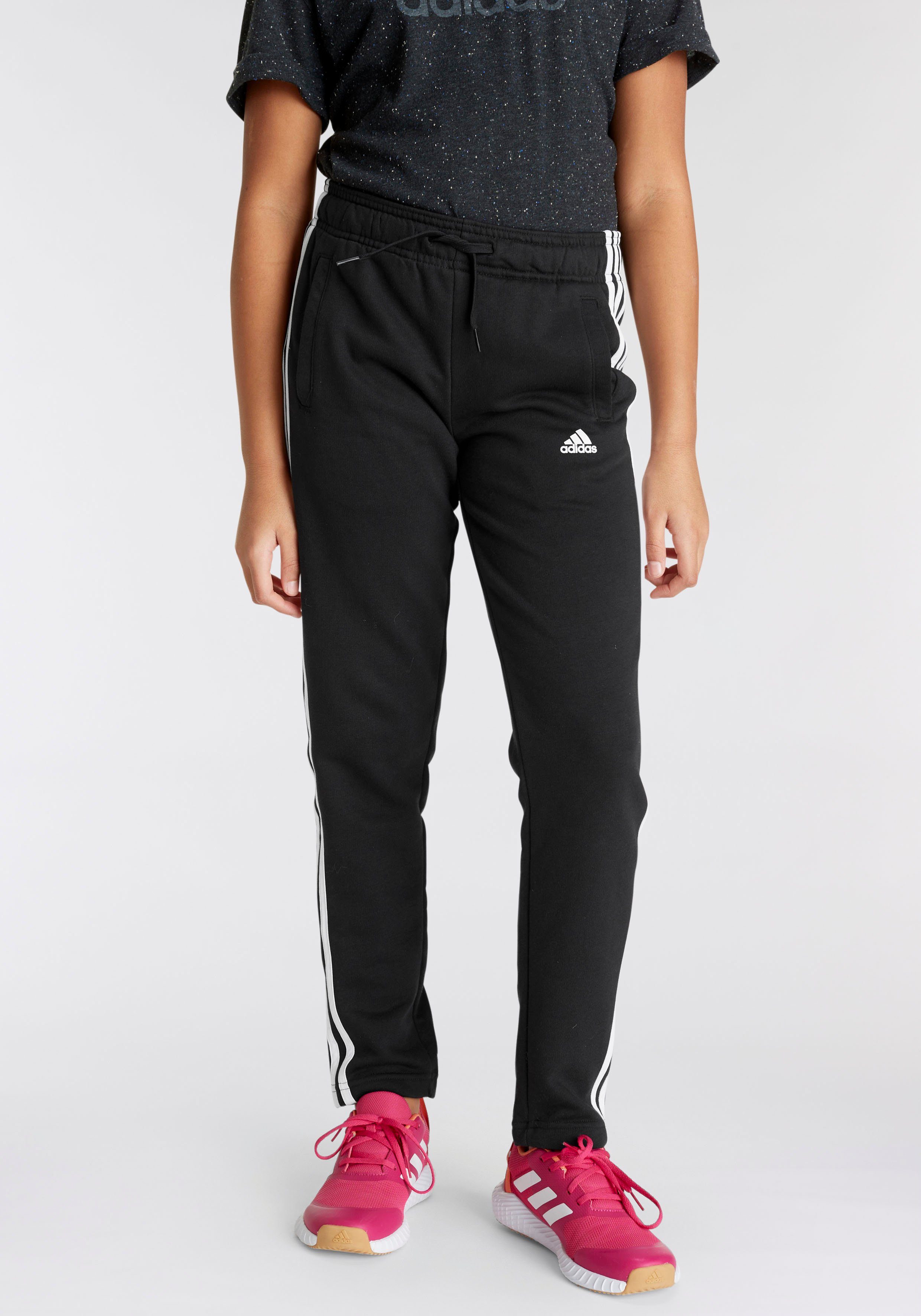 adidas Sportswear Sporthose ESSENTIALS 3STREIFEN HOSE (1-tlg) Black / White