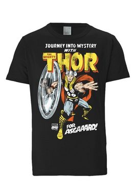 LOGOSHIRT T-Shirt Thor - Marvel - For Asgaaard! mit coolem Frontprint