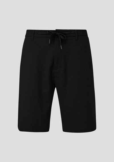 s.Oliver BLACK LABEL Бермуди Seersucker-Shorts im Relaxed Fit