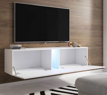 DB-Möbel Lowboard "LOAN" TV-Unterteil hängend 160cm LED