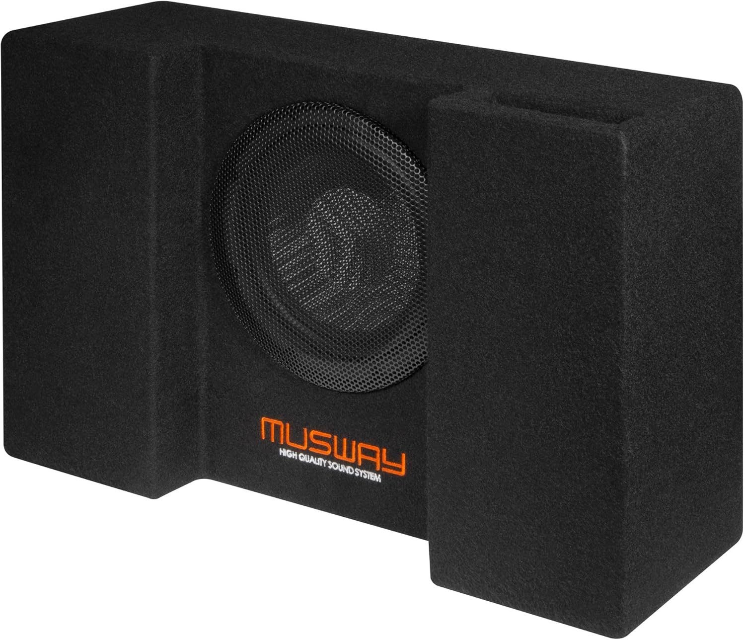 Musway MUSWAY MF-108Q Bassreflex Gehäusesubwoofer 20 cm Auto-Subwoofer