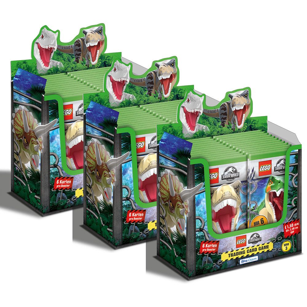 LEGO® Sammelkarte Blue Ocean - LEGO Jurassic World - Serie 3 - 3 Display (108 Booster)