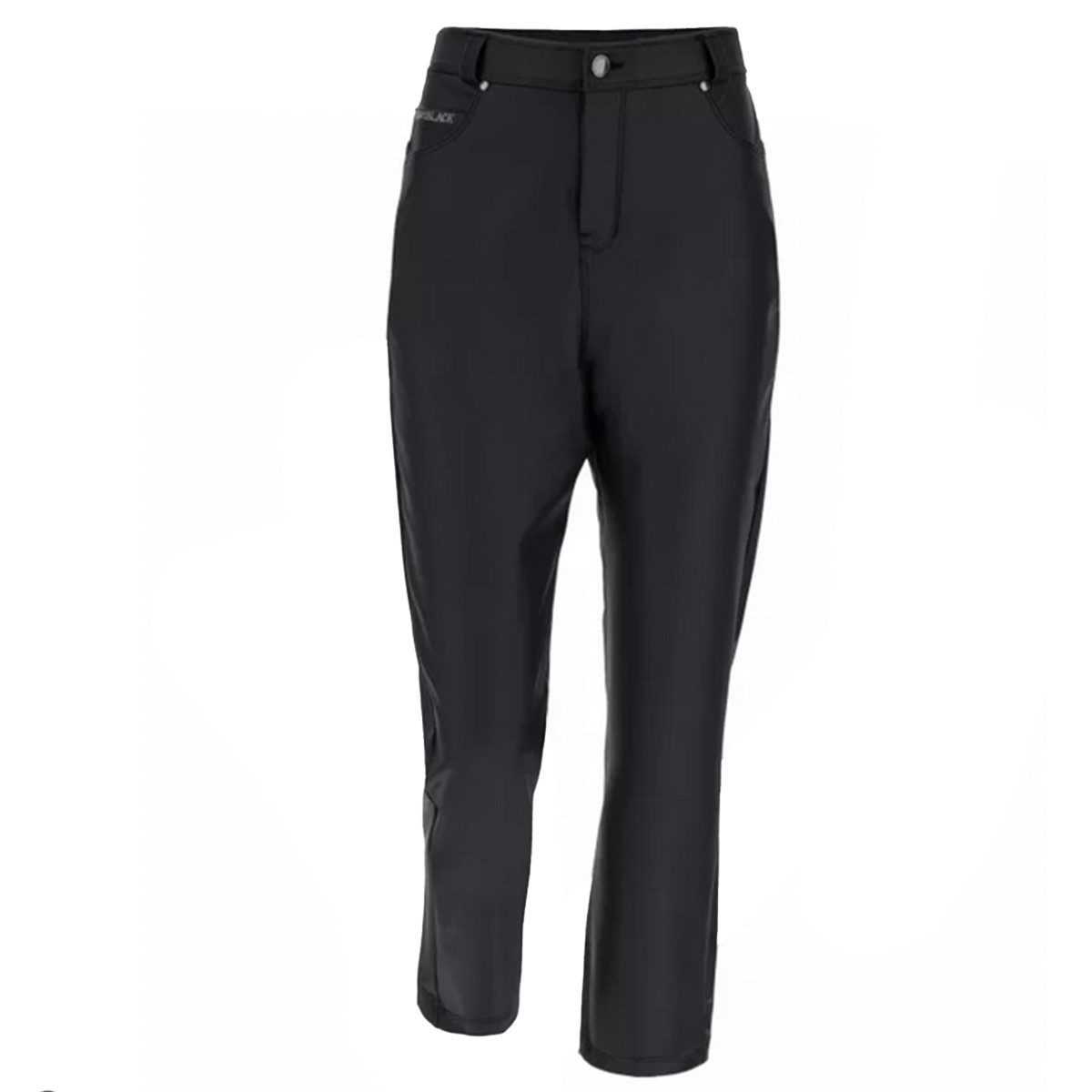 Freddy Lederimitathose 7/8 High Waist Straight - black