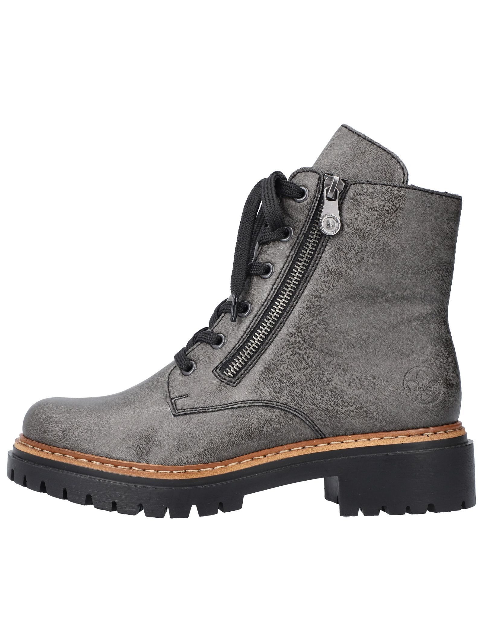 Rieker Rieker Stiefelette Lederimitat Schnürstiefelette