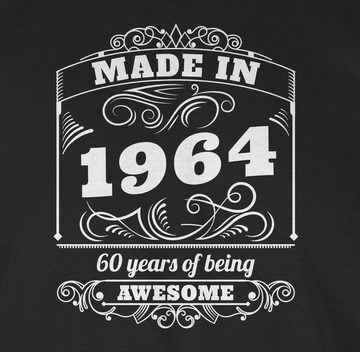 Shirtracer T-Shirt Made in 1964 Sixty years of being awesome 60. Geburtstag