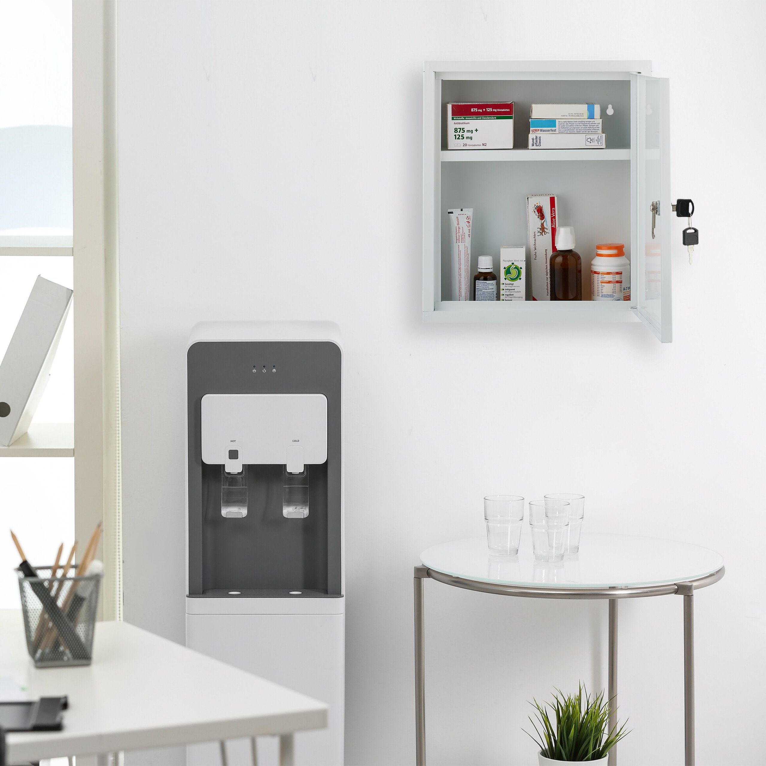 relaxdays Medizinschrank Abschließbarer Medizinschrank günstig online kaufen