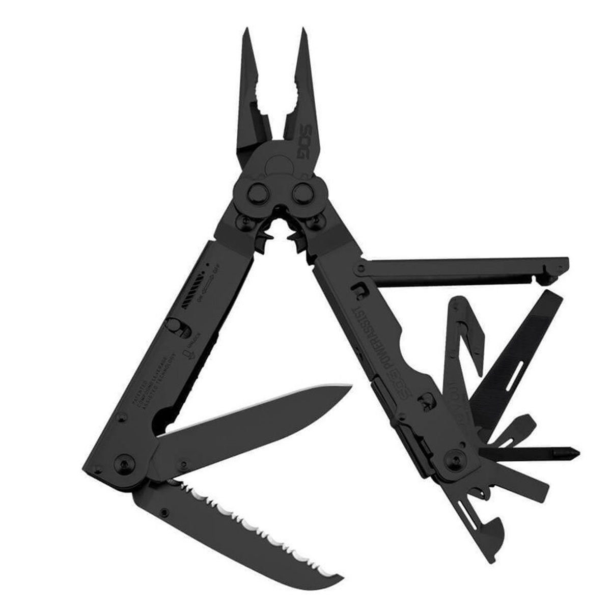 SOG Multitool PowerAssist Black Oxide Multitool