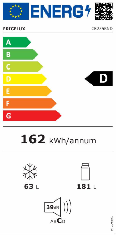 Energieeffizienzklasse: 
