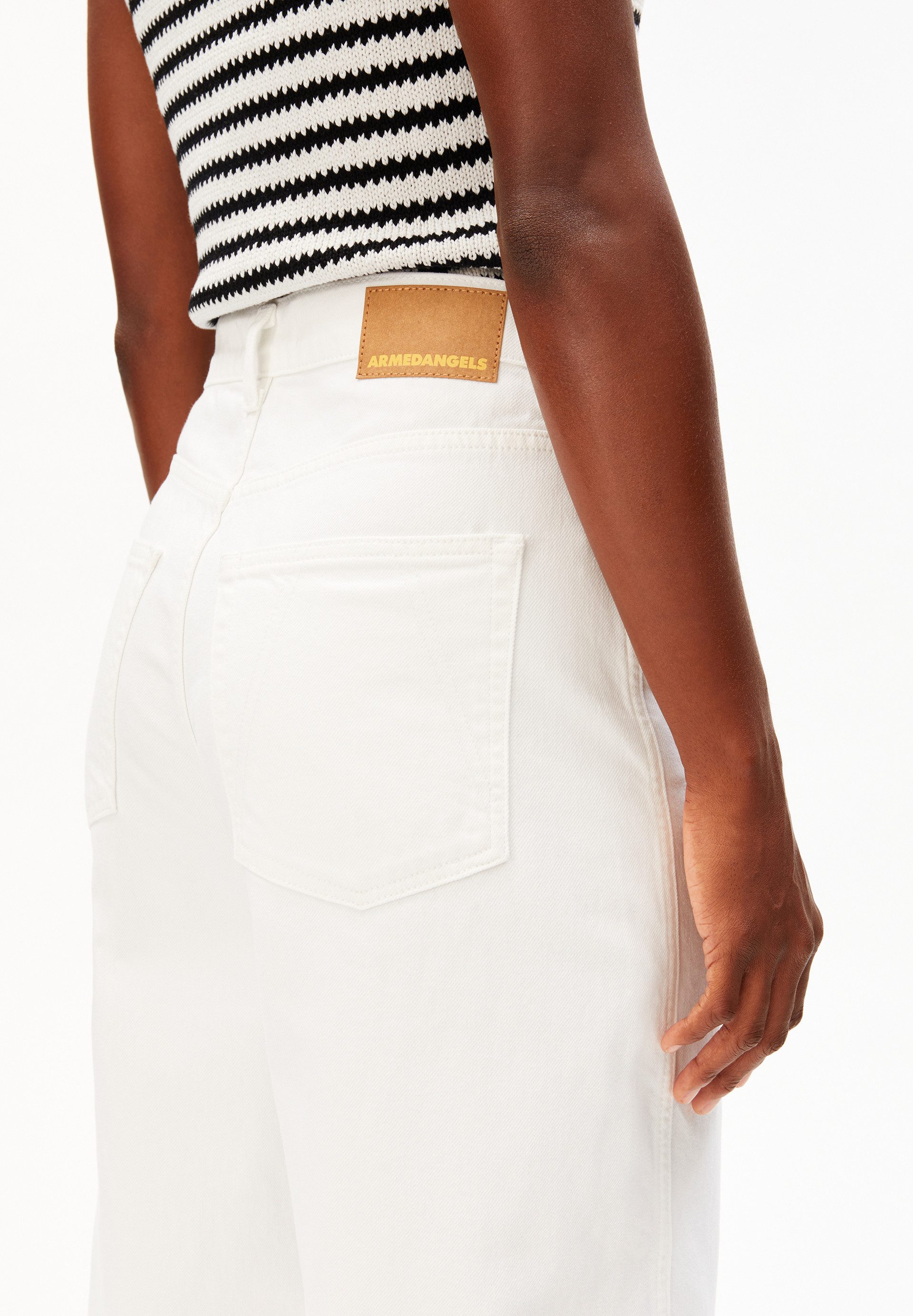 Armedangels Weite Jeans BAARLY BARREL Barrel Jeans Bio-Baumwolle (Non-Stretch, Loose Fit) High waist