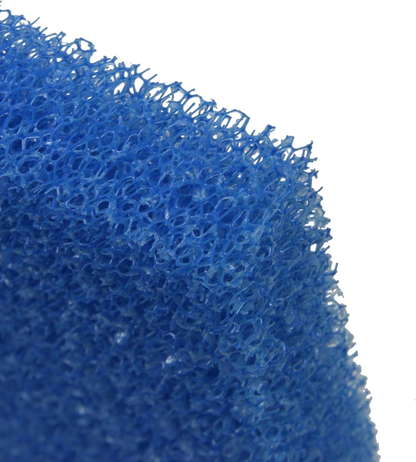 Aquariumfilter KH grober Aquarium Filterschaum blau 10 PPI 50x50x3 cm Filtermatte
