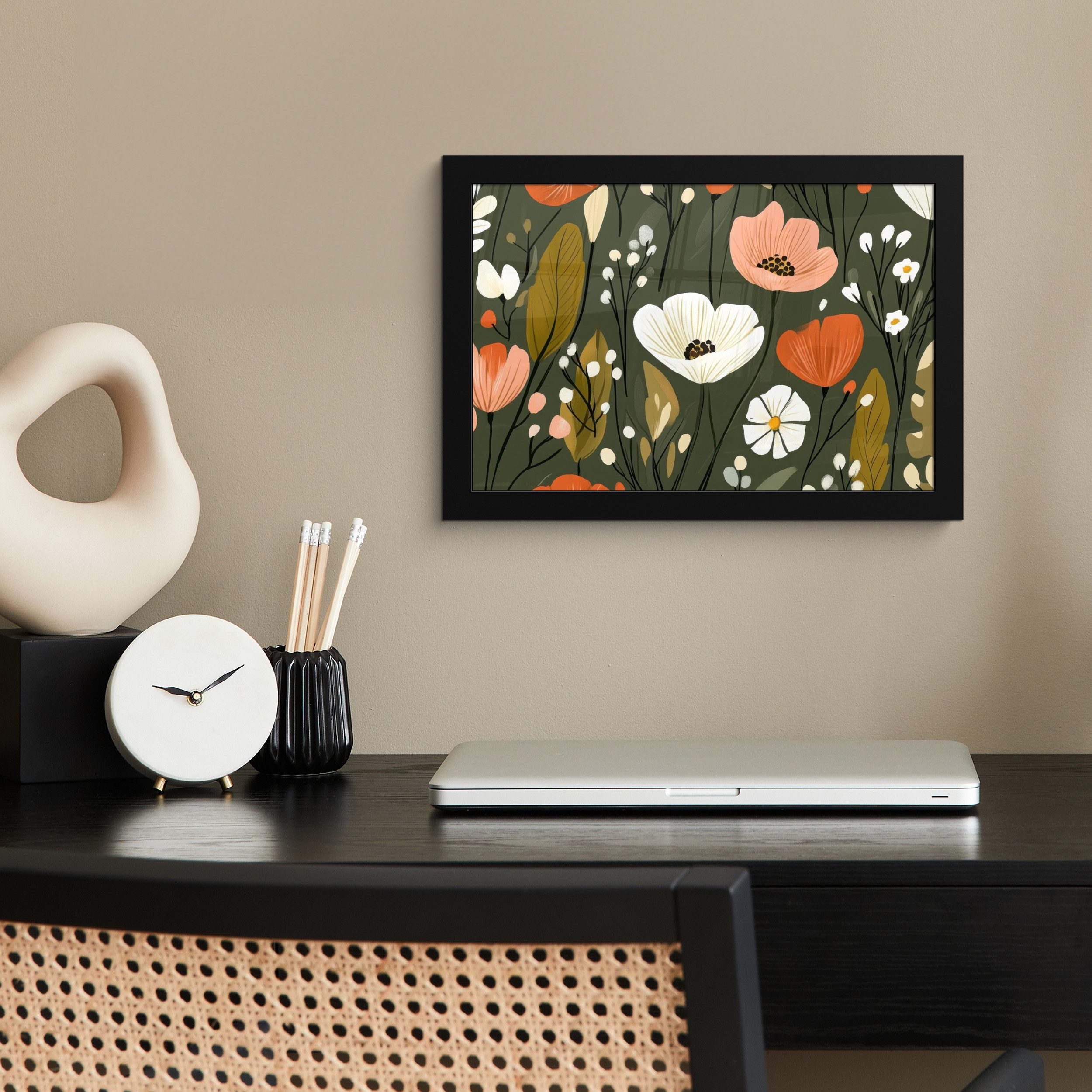 MuchoWow Poster Blumen - Illustration - günstig online kaufen