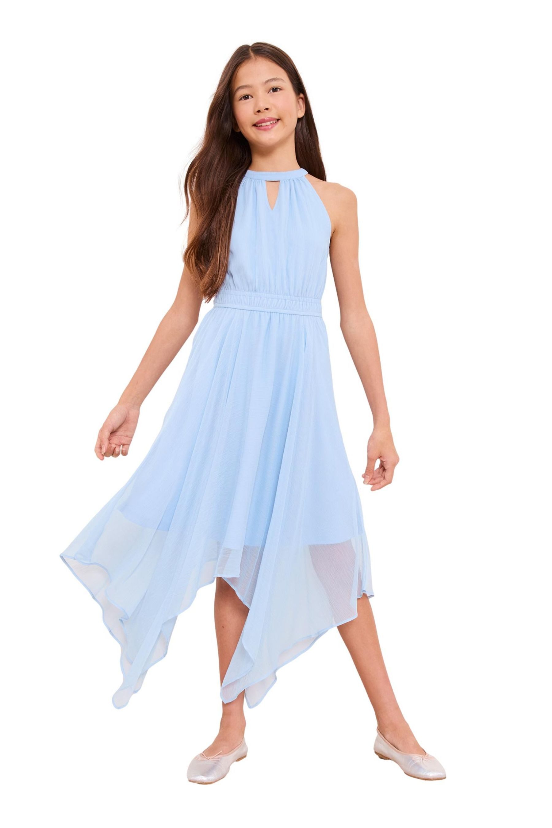 LIPSY Partykleid Lipsy festliches Neckholder-Kleid mit Zipfelsaum (1-tlg)