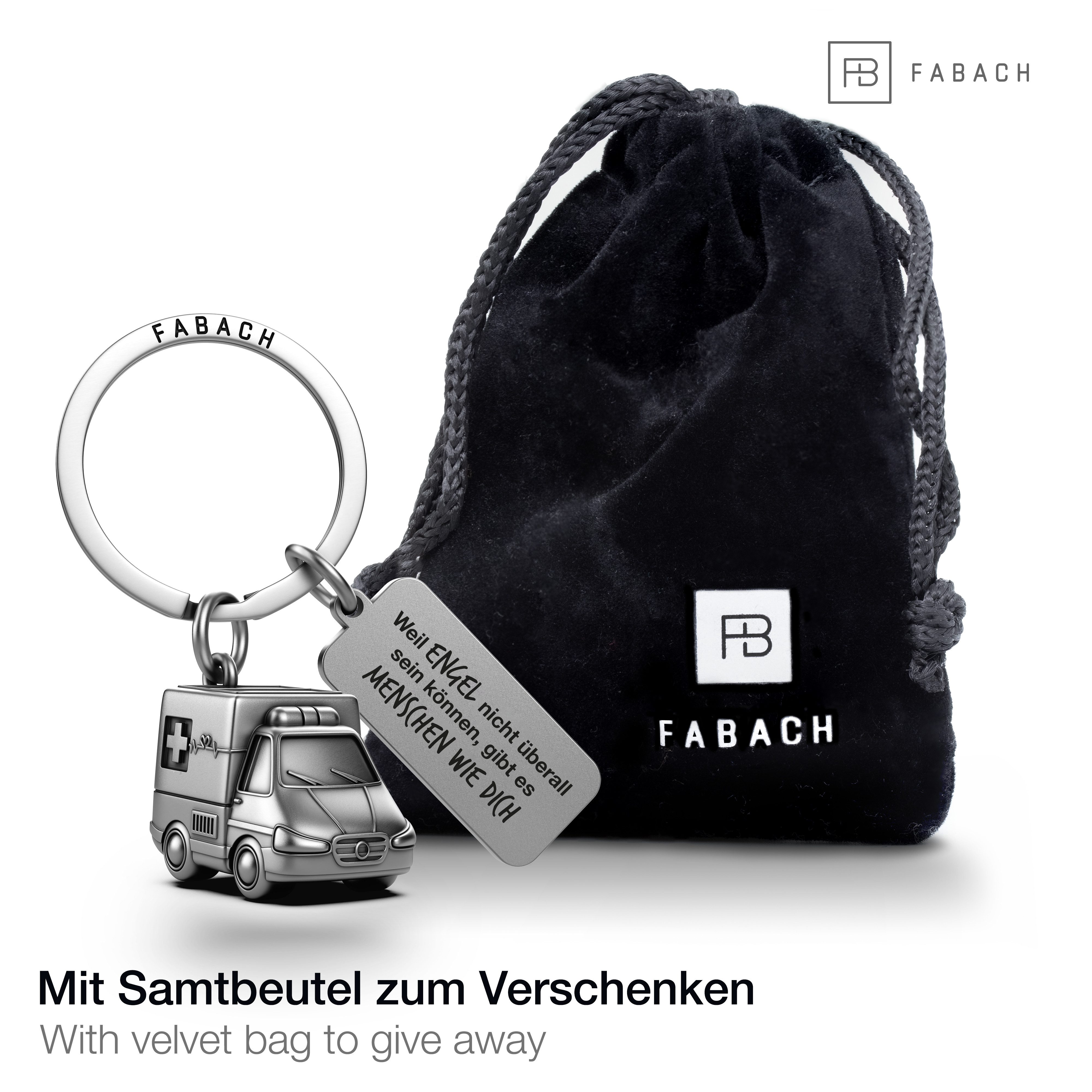 FABACH Schlüsselanhänger Krankenwagen - Glücksbringer für günstig online kaufen