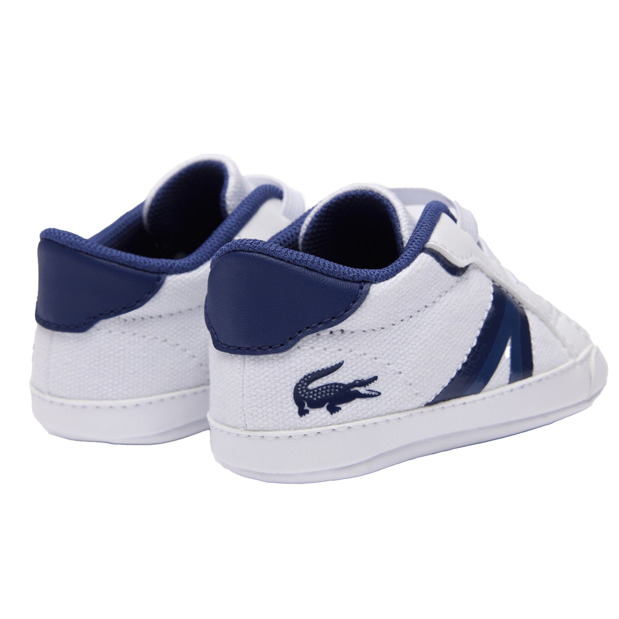 Schuhe Cub, Krabbelschuh Krabbelschuhe, - Sneaker, Baby Weiß/Blau Lacoste L004