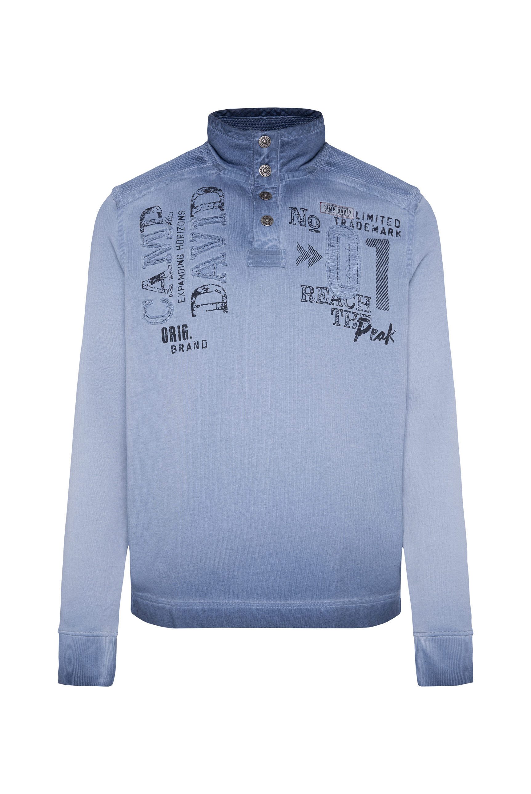 CAMP DAVID Sweater aus Baumwolle günstig online kaufen