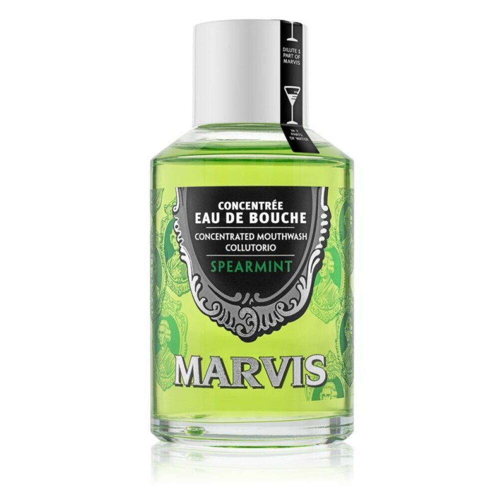 Marvis Mundspülung Spearmint Concentrated Mouthwash Collutorio 120ml, (Packung)