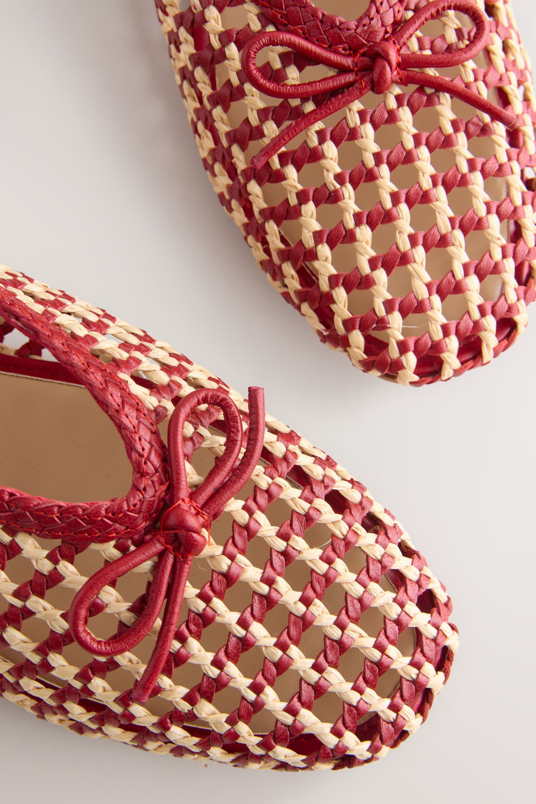 Next Forever Comfort® Ballerinas mit Raffia + Schleife Ballerina (1-tlg)