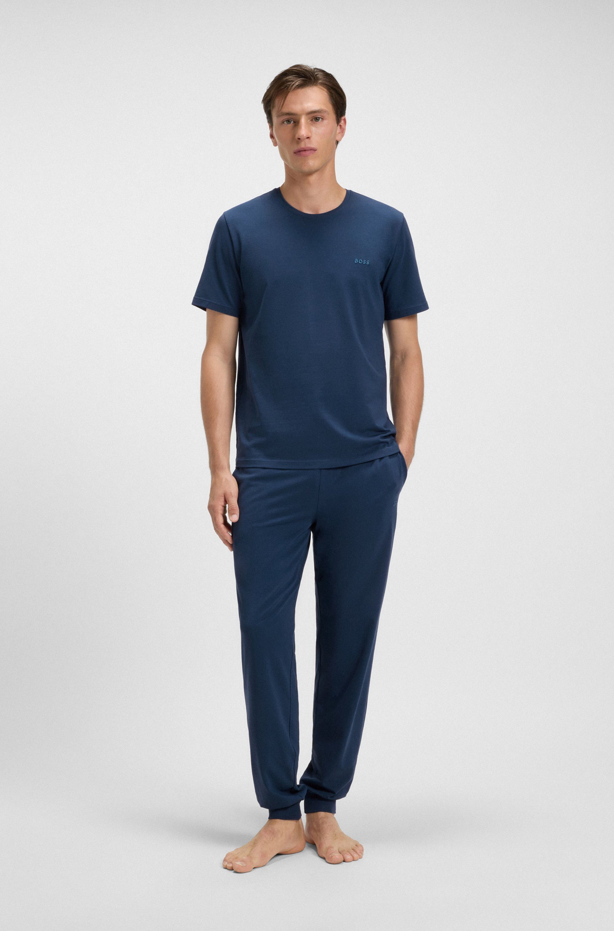 BOSS T-Shirt Mix&Match T-Shirt R mit Logostickerei