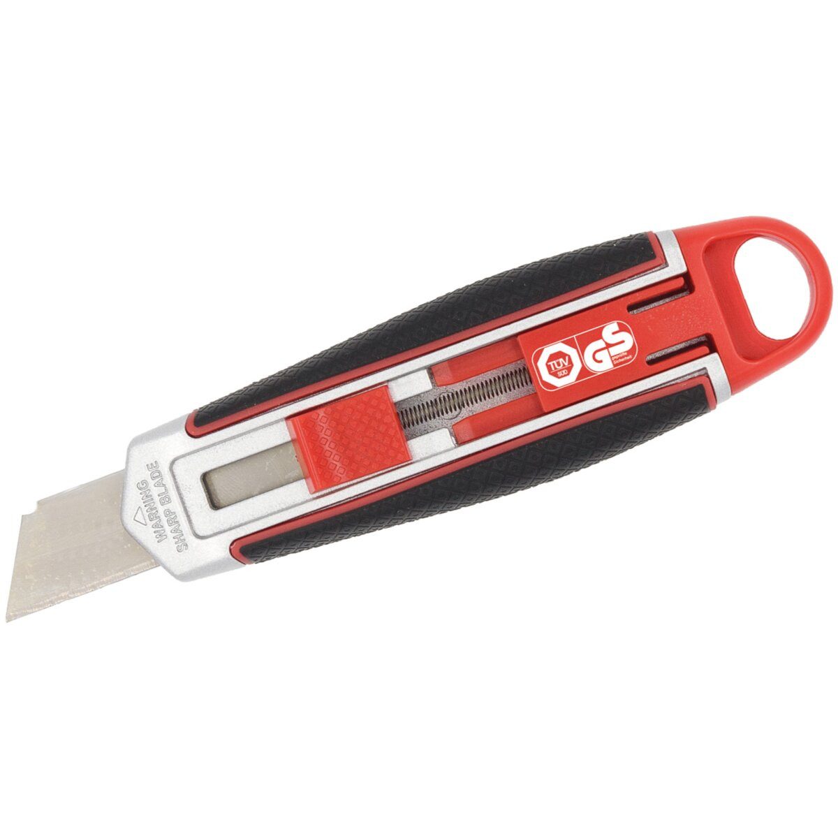 WEDO Cutter Cuttermesser Safety-Cutter Long-Blade schwarz/rot