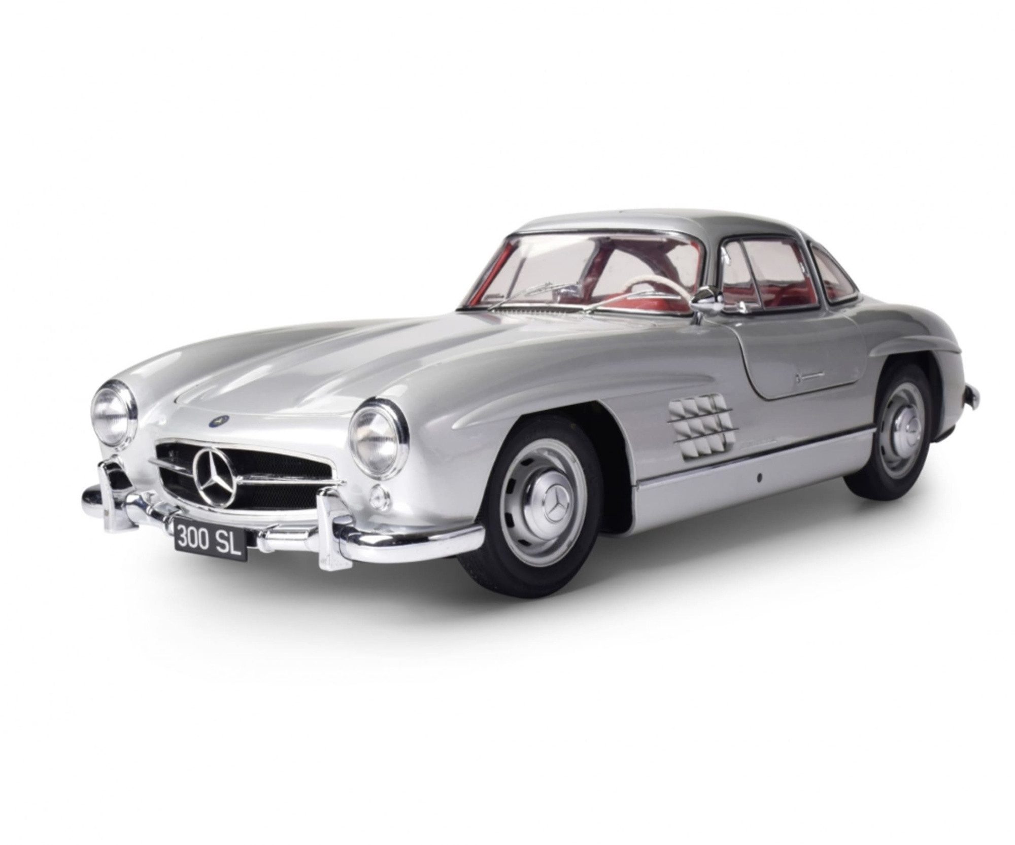Modellauto IXO Mercedes 300 SL Silber 1:8 Modellauto Metall Bausatz