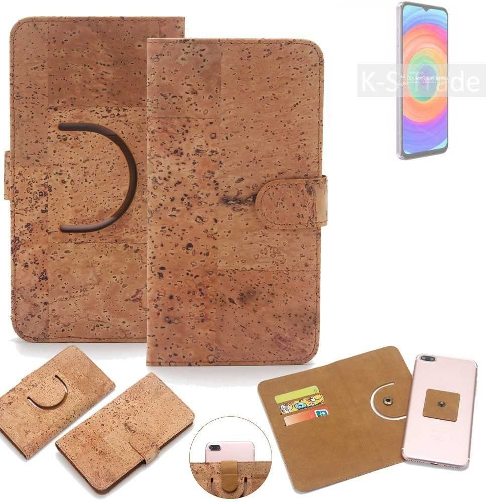 K-S-Trade Handyhülle für Ulefone Note 14, Handy-Hülle Schutz-Hülle Handyhülle Schutzhülle Korkhülle