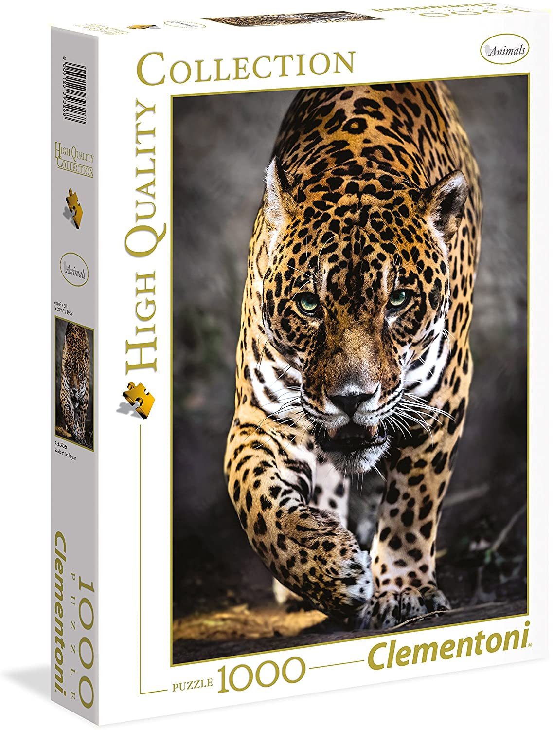 Clementoni® Puzzle Clementoni 39326 Puzzle 1000 Teile Jaguar, 1000 Puzzleteile