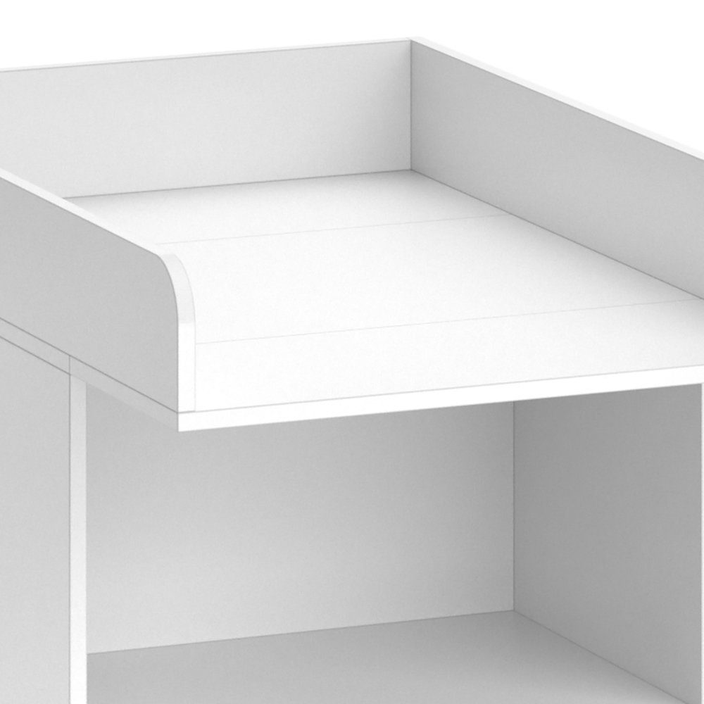 Vicco wrap chest of drawers Leo, white, 60 x 103 cm
