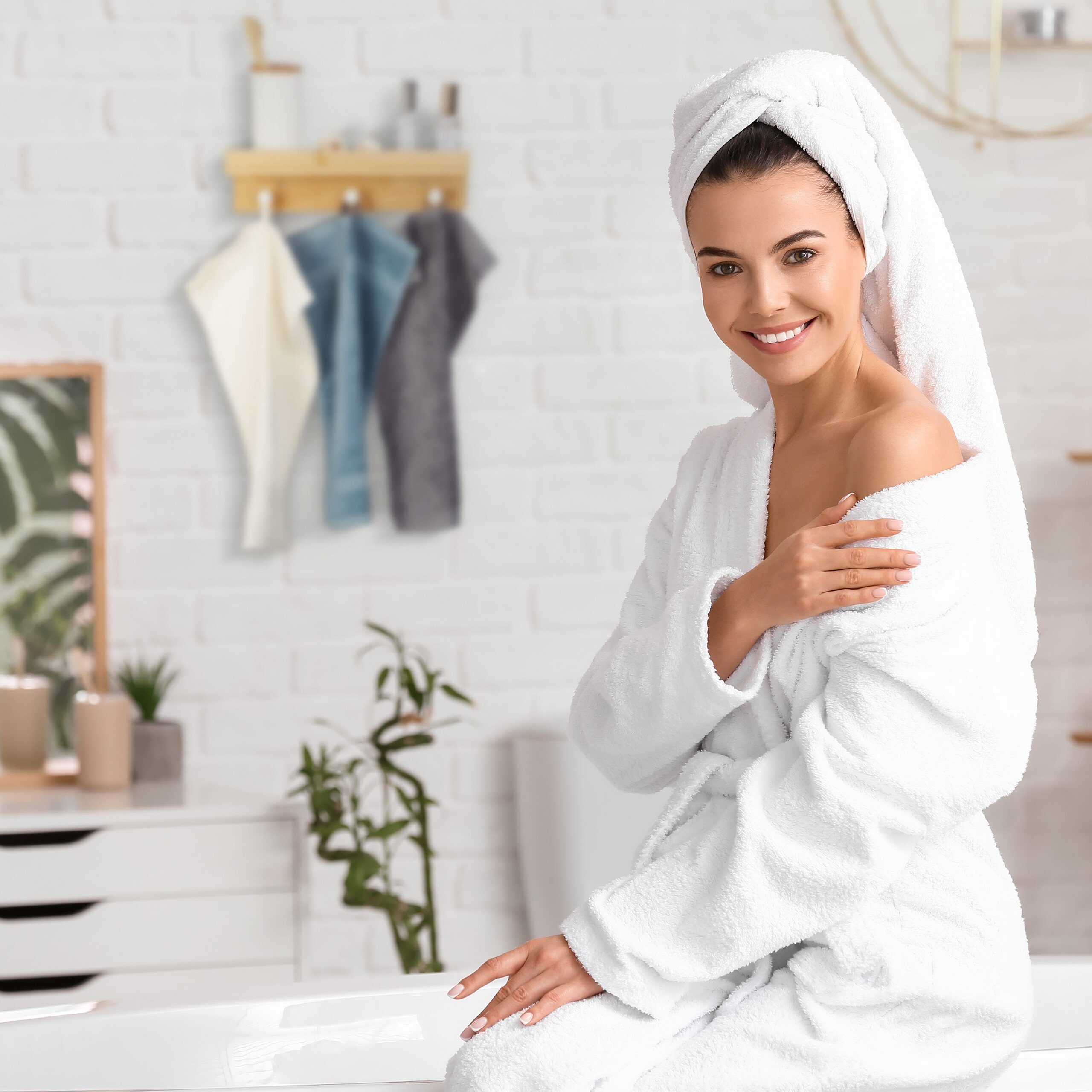 relaxdays Hakenleiste Wandregal mit 3er Hakenleiste